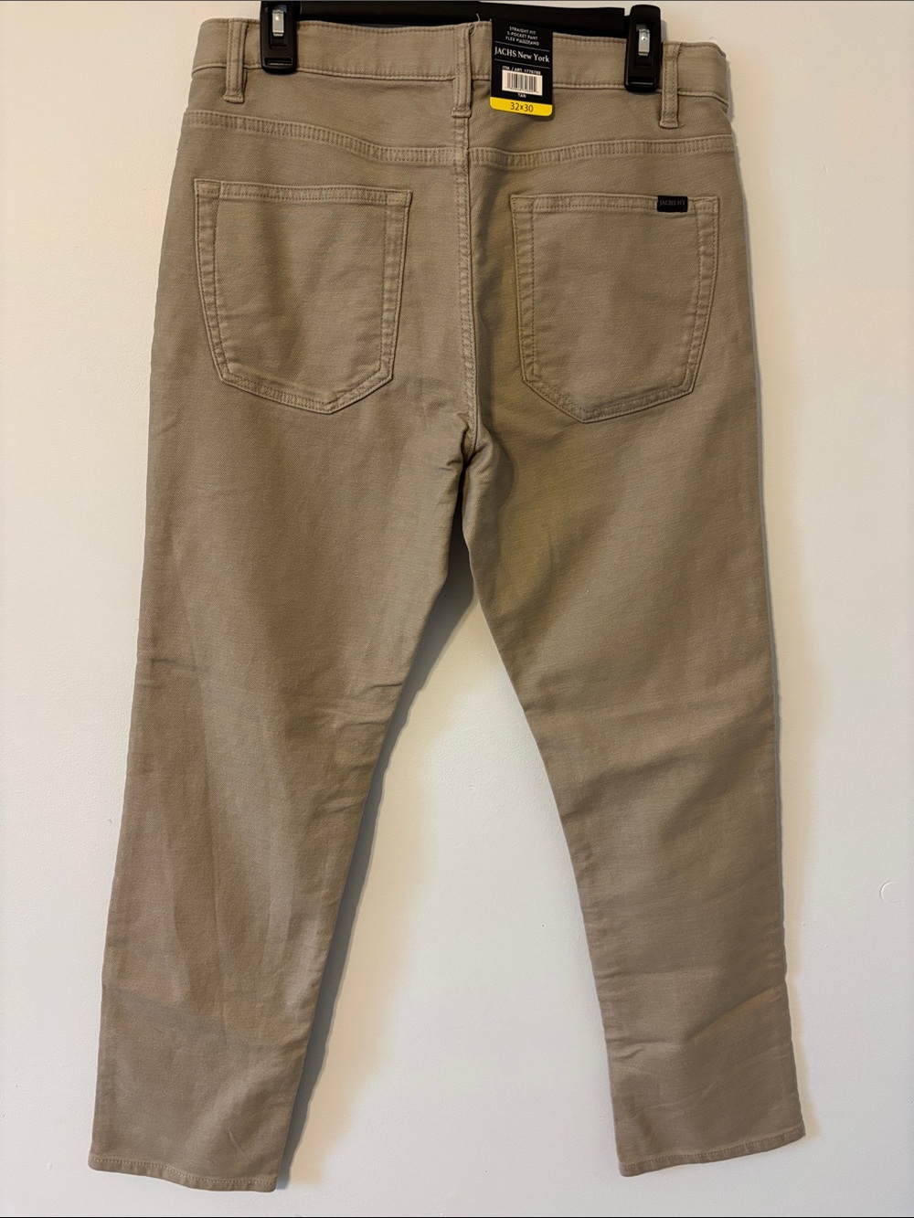 JACHS New York Tan Straight Fit Pants